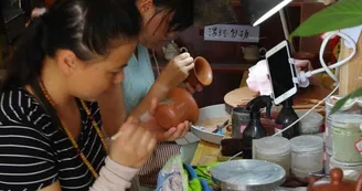 Décoration poterie Chine
