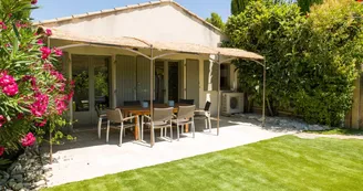 Hotel l'Amandière terrasse