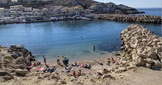 Plage du port des Goudes Marseille Plage du port des Goudes Marseille