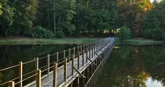 photos de la passerelle du camping à la plageu Merle Monique Polte 2