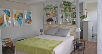Gite de Gaby et Jean à Coussac Bonneval en Haute-Vienne, Nouvelle Aquitaine - chambre du rez de chaussée_8 Gite de Gaby et Jean à Coussac Bonneval en Haute-Vienne, Nouvelle Aquitaine - chambre du rez de chaussée_8