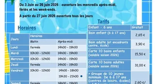 202606 Horaires piscine Ambrières