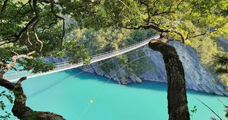 Passerelle himalayenne de l’Ebron – lac de Monteynard