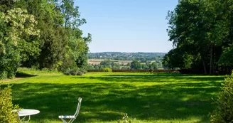 Logis-de-Martigné-Château vue sur le parc Logis-de-Martigné-Château vue sur le parc