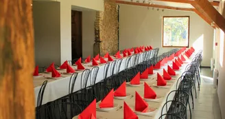 Gîte de La Poterie - Salle de réception 100 pers Gîte de La Poterie - Salle de réception 100 pers