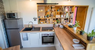 Cuisine à disposition des chambres 