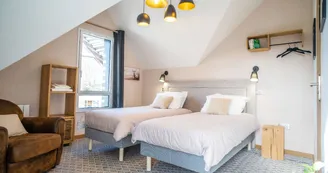 Lit jumeaux possible pour chaque chambre 