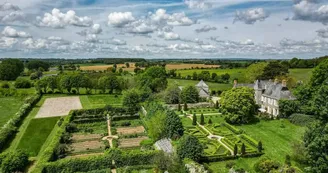 Domaine vue aérienne Domaine vue aérienne