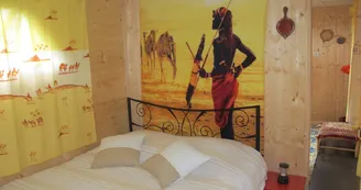 La Grande Savane - Saint-Paul-le-Gaultier - roulotte intérieur La Grande Savane - Saint-Paul-le-Gaultier - roulotte intérieur