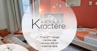 L'appart K-ractère/ T1, 4 pers. L'appart K-ractère/ T1, 4 pers.
