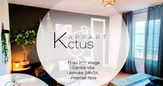 L'appart K-ctus/ T1, 4 pers. L'appart K-ctus/ T1, 4 pers.