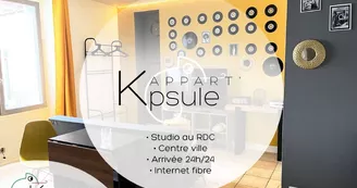 L'appart K-psule/ Studio de 3 pers. L'appart K-psule/ Studio de 3 pers.