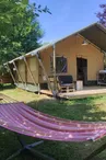 Tentes lodge au camping Domaine la Chabanne