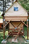 Tente bivouac du camping municipal Le Bois de Prat