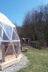 Dôme géodésique "forêt"