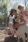 chèvre maman et  sa fille