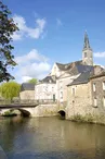 Vue depuis le vieux pont sur l'Oudon