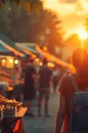 marché nocturne été